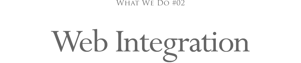 Web Integration